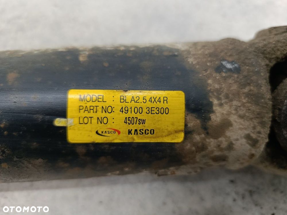 WAŁ NAPĘDOWY TYŁ KIA SORENTO I 491003E300  KASCO 2.5 CRDI - 2