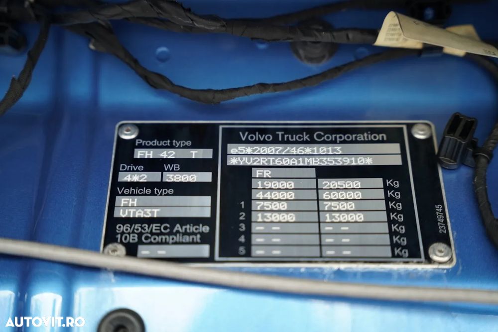 Volvo FH 540 / SISTEM HIDRAULIC / I-PARK COOL / I-SHIFT / ADR COMPLET / INTERIOR DIN PIELE / EURO 6 - 38