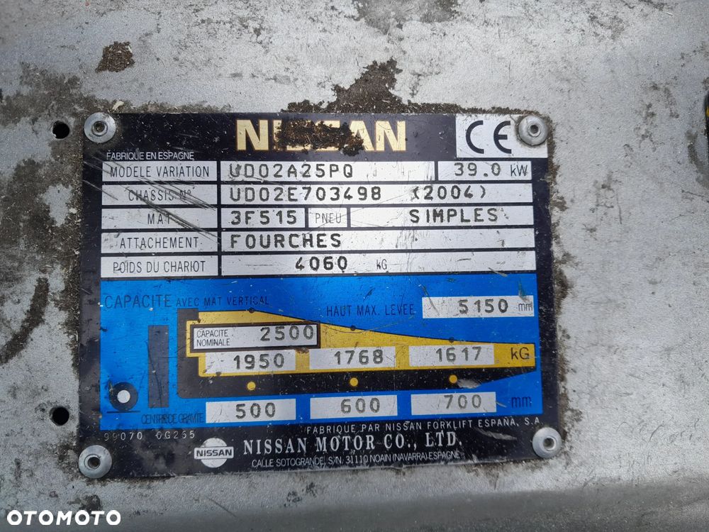 Nissan U1D2A25LQ - 10