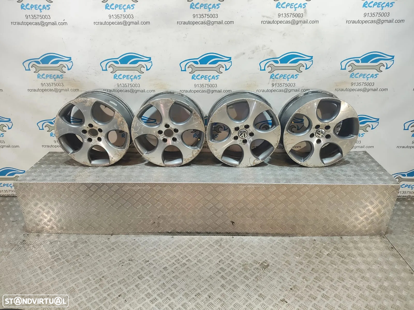 Jantes 18 Ronal Originais VW Volkswagen Golf V 5 GTI 7,5J ET51 5x112 - 12