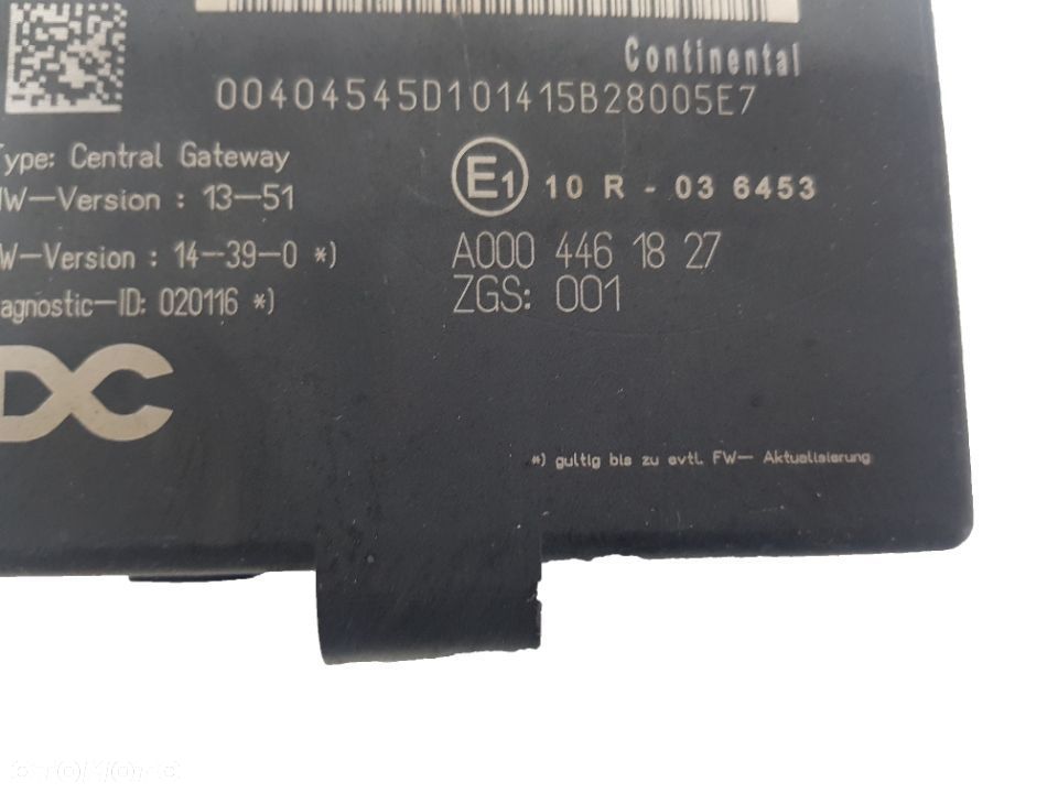 STEROWNIK MODUŁ GATEWAY MERCEDES ACTROS MP4 A0004461827 - 2