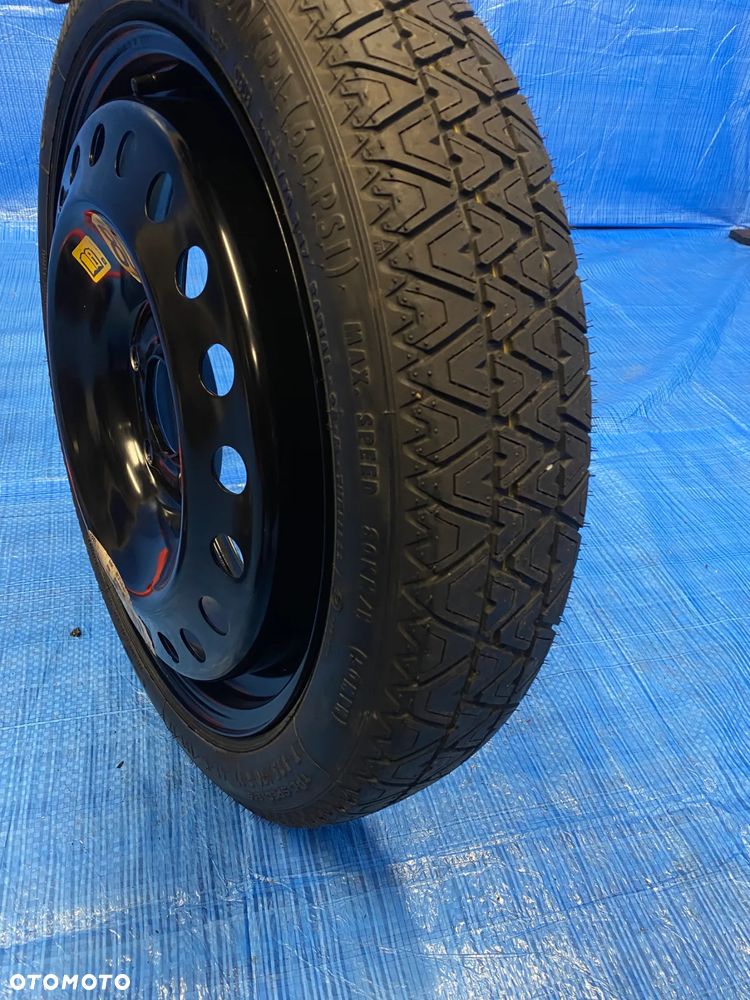 KOŁO ZAPASOWE DOJAZDOWE 17" 5x120 67,1mm OPEL INSIGNIA A KOMPLET ZESTAW NAPRAWCZY LEWAREK GAŚNICA TRÓJKĄT OPONA CONTINENTAL T125/70R17  RT13235015 - 4