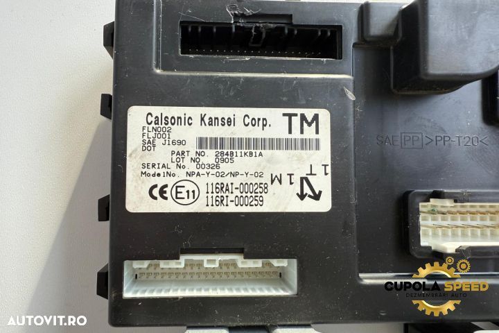 Calculator / Modul confort 284B11KB1A 116RAI-000258 Nissan Juke YF15 - 4
