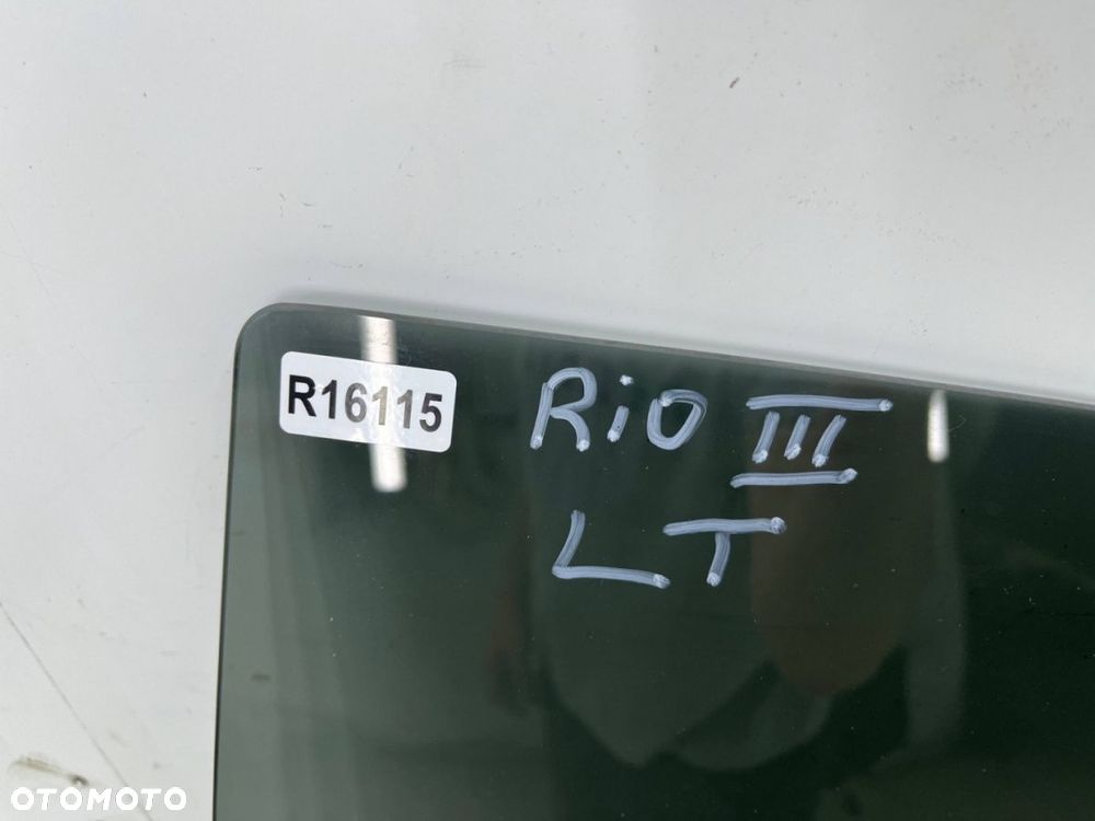 Szyba boczna Kia Rio 3 III HB 5Drzwi 11-17r. lewa tylna z drzwi oryginalna ciemna przyciemniona - 4