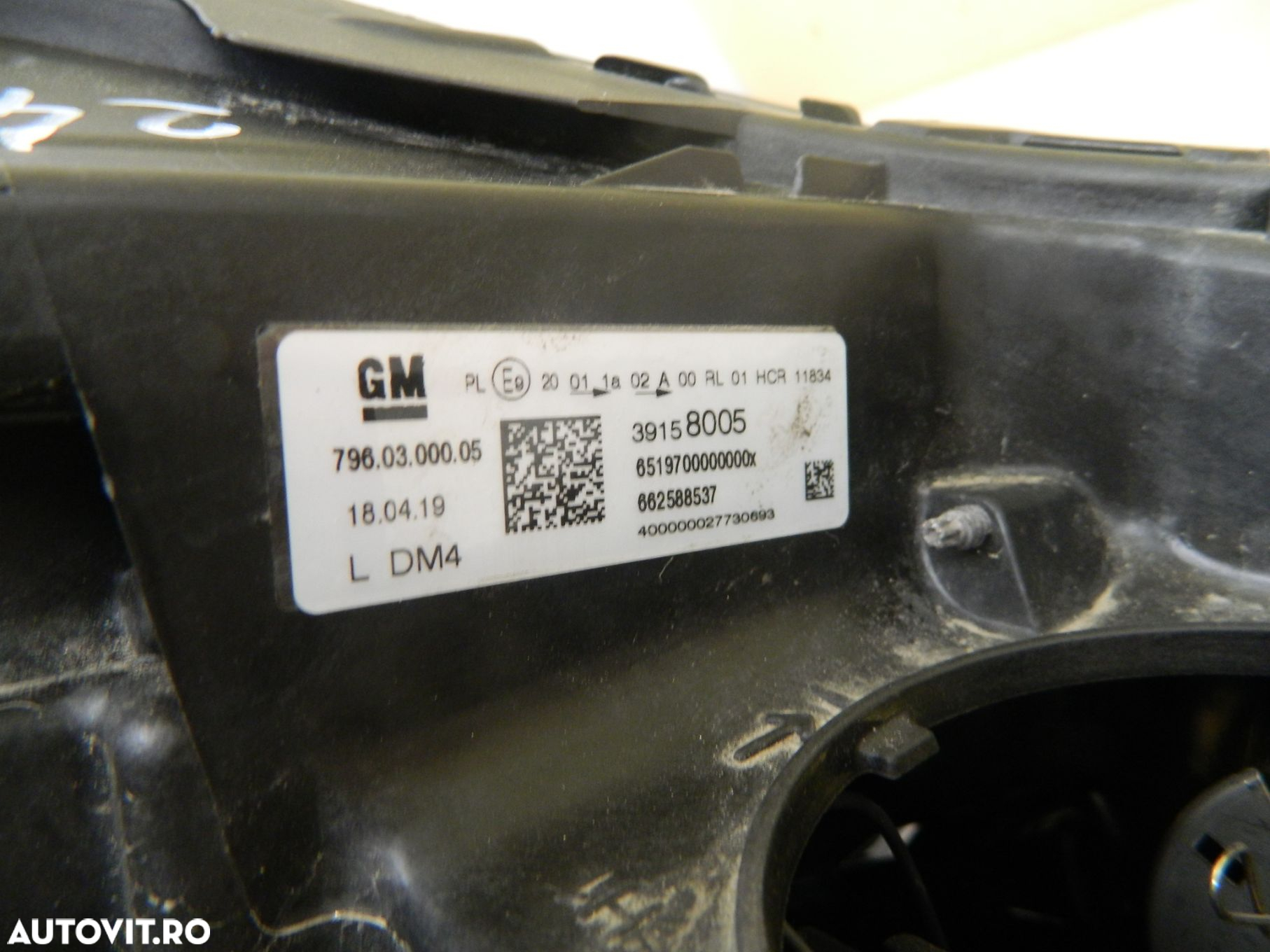 Far stanga Opel Astra k Halogen LED,  2015, 2016, 2017, 2018, cod origine 39158005. - 5