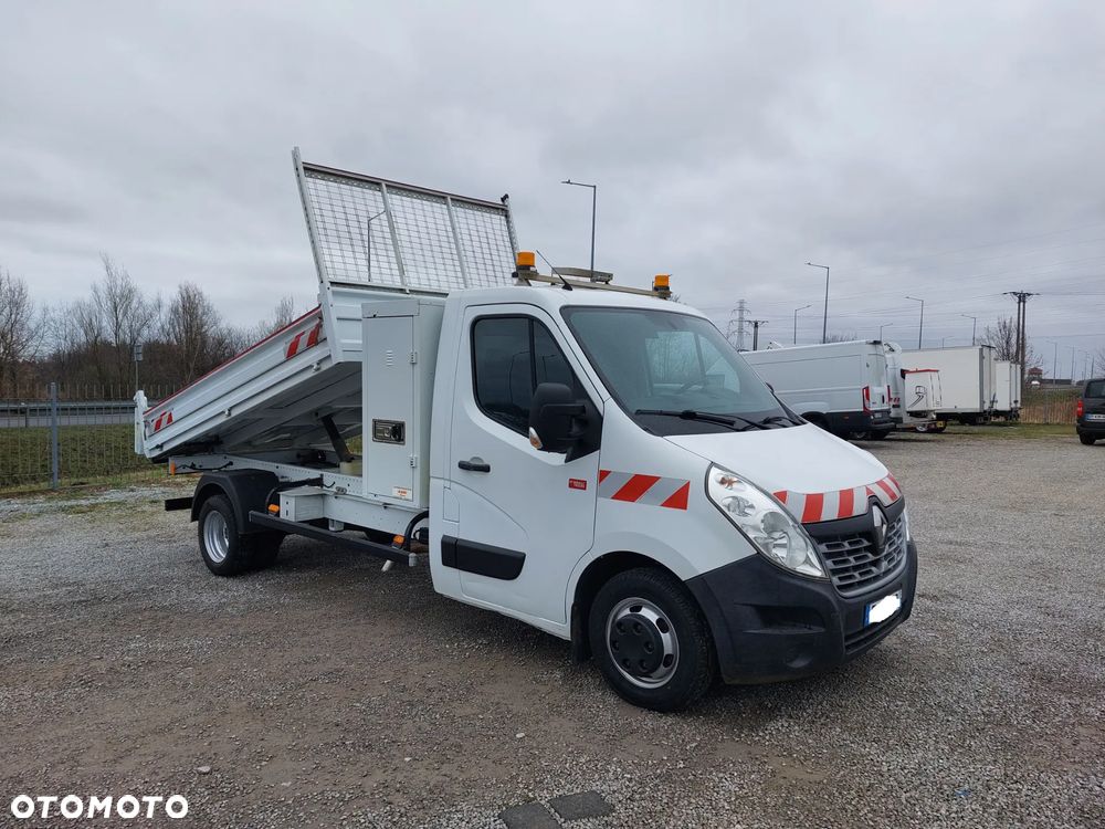 Renault Master/ wywrotka aluminiowa/ kamera cofania/ klima/ hak/ Francja - 1