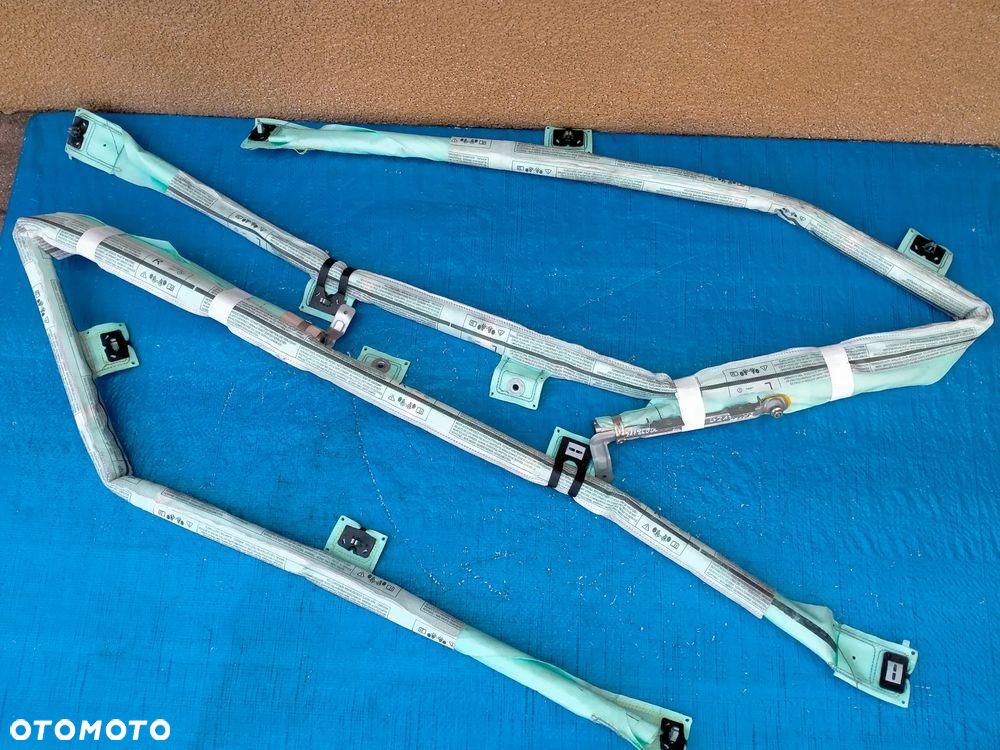 MERCEDES W217 COUPE KURTYNY KURTYNA PRAWA LEWA KOMPLET ORYGINAŁ / DEMONTAŻ - 1