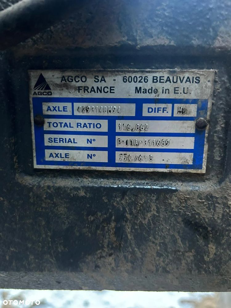 Dyferencjał Massey Ferguson 8727 4293140M94 - 11