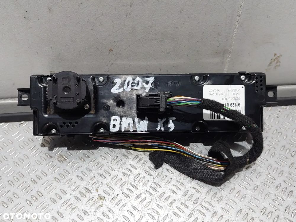 PANEL KLIMATYZACJI TYŁ BMW X5 E70 E71 R2007 NR 9129014 - 3