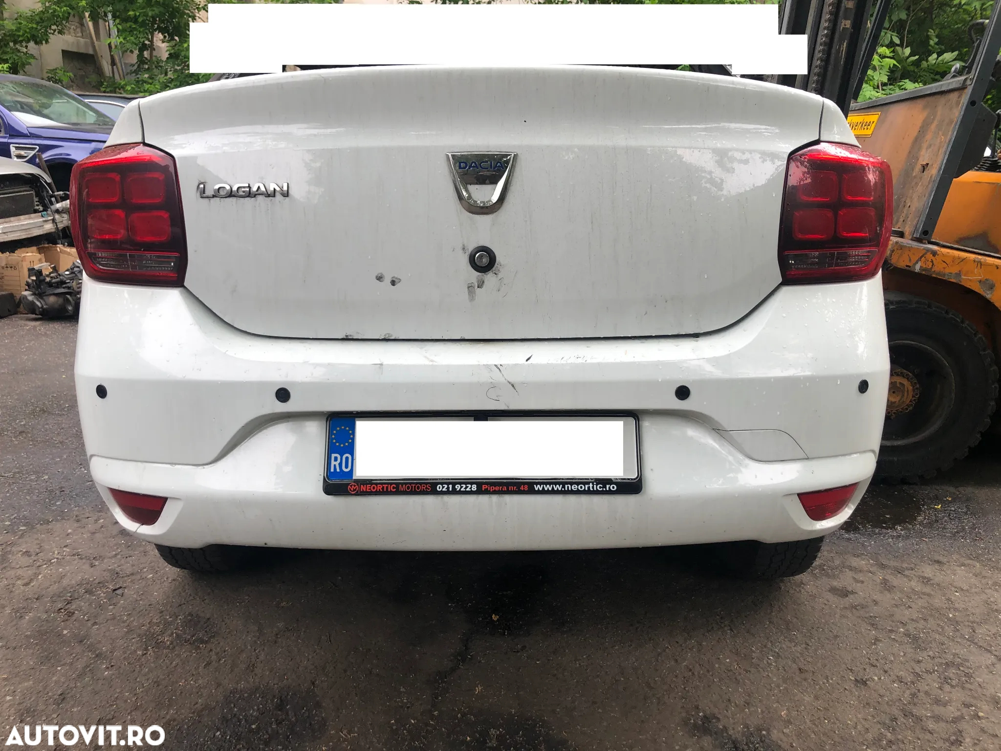 Haion portbagaj Dacia Logan 2 facelift 2019 alb - 5