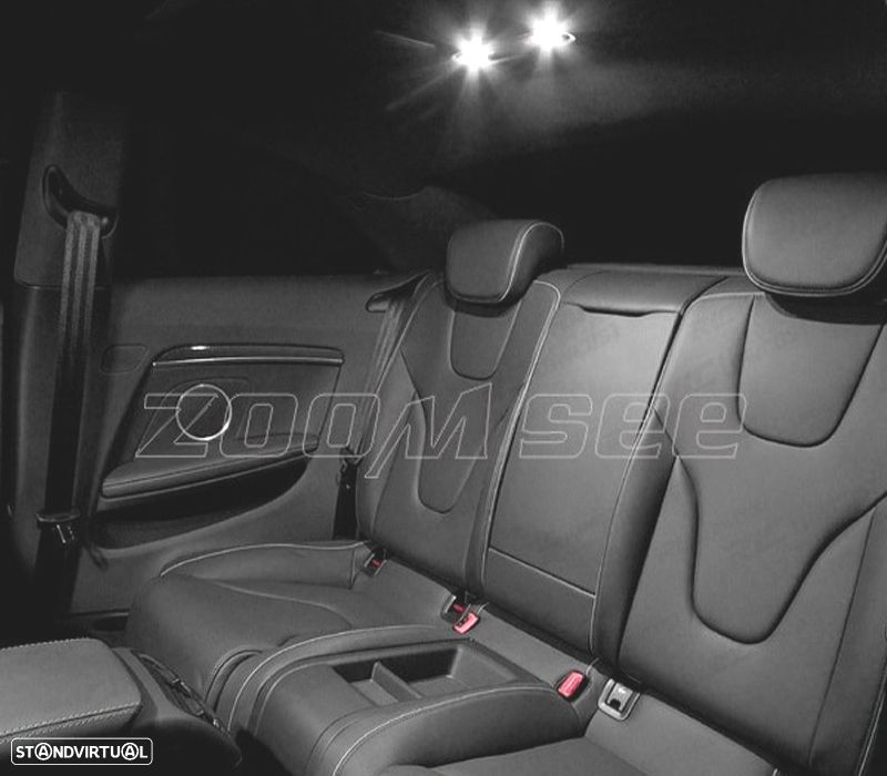 KIT COMPLETO 16 LAMPADAS LED INTERIOR PARA AUDI A5 S5 RS5 B8 08-15 - 5