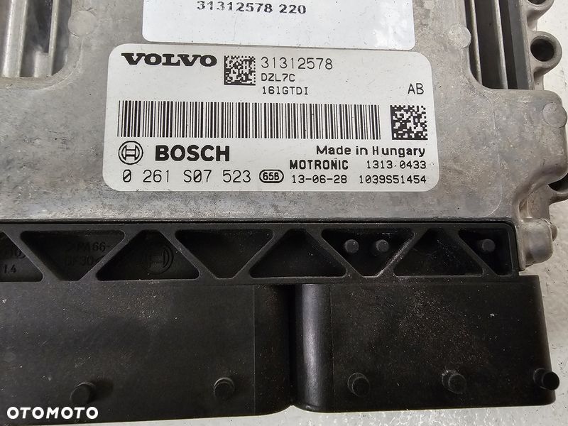 volvo v40 2 ii s60 ii 1.6 t b komputer sterownik silnika ecu 31312578 - 3