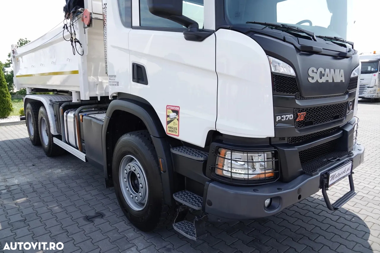 Scania P 370 XT / 6x4 / BASCULANTE / HYDROBOARD / BORDMATIC / 2021 - 15