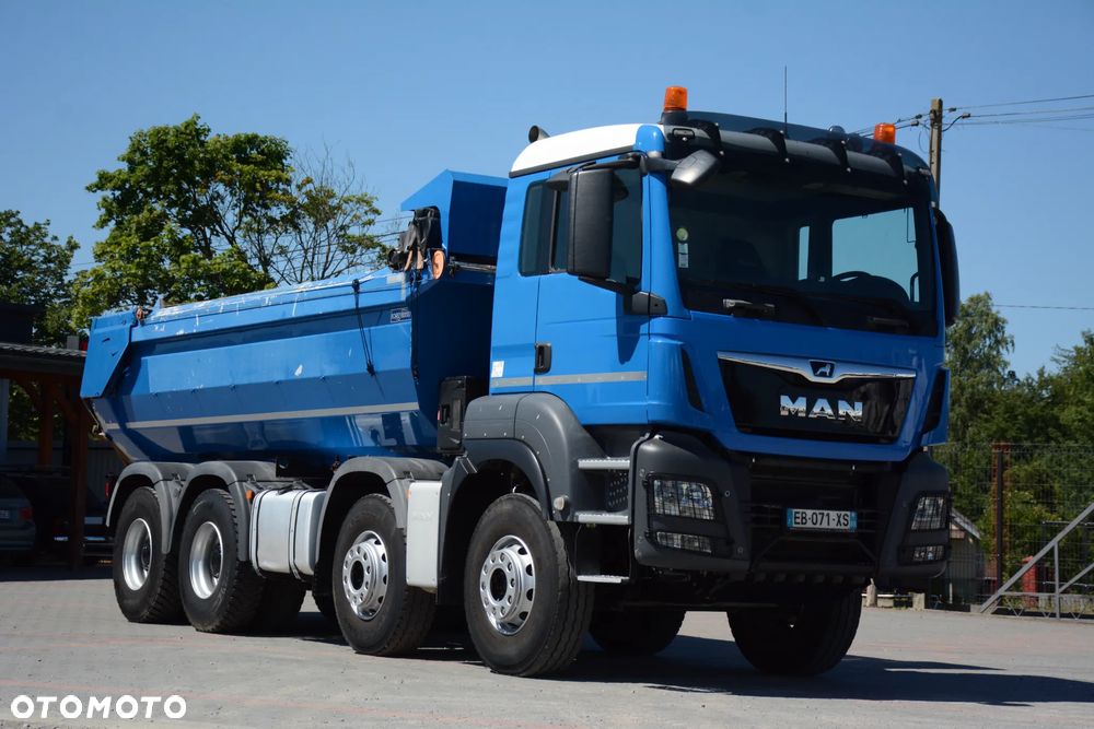 MAN TGS 480 / 2016r / 8x4 / Mulda / Retarder / Idealny stan / Mały przebieg - 8