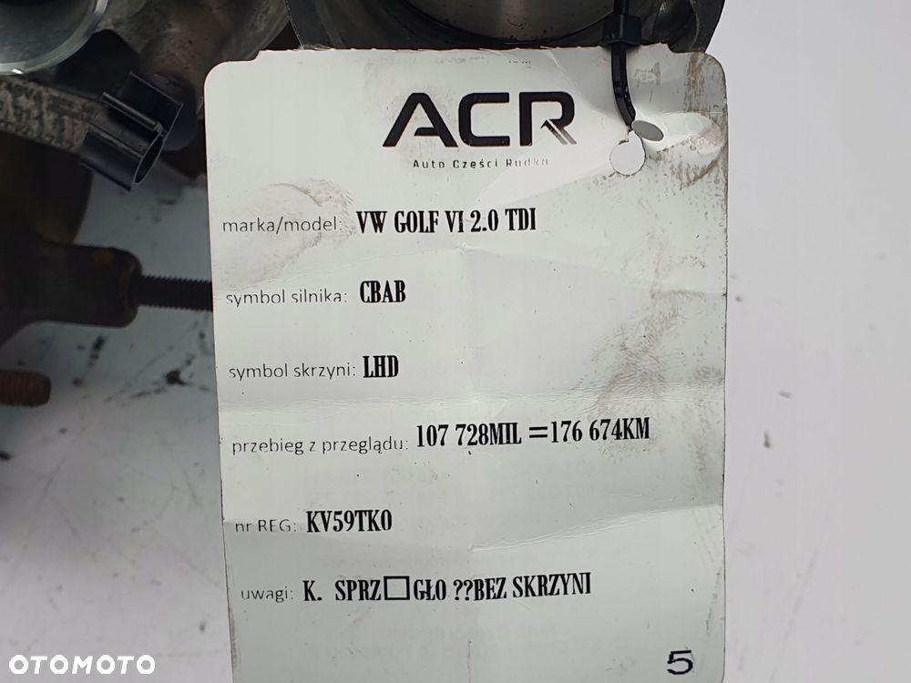 TURBOSPRĘŻARKA VW Golf VI 2.0 TDI turbo 03G253014H - 9