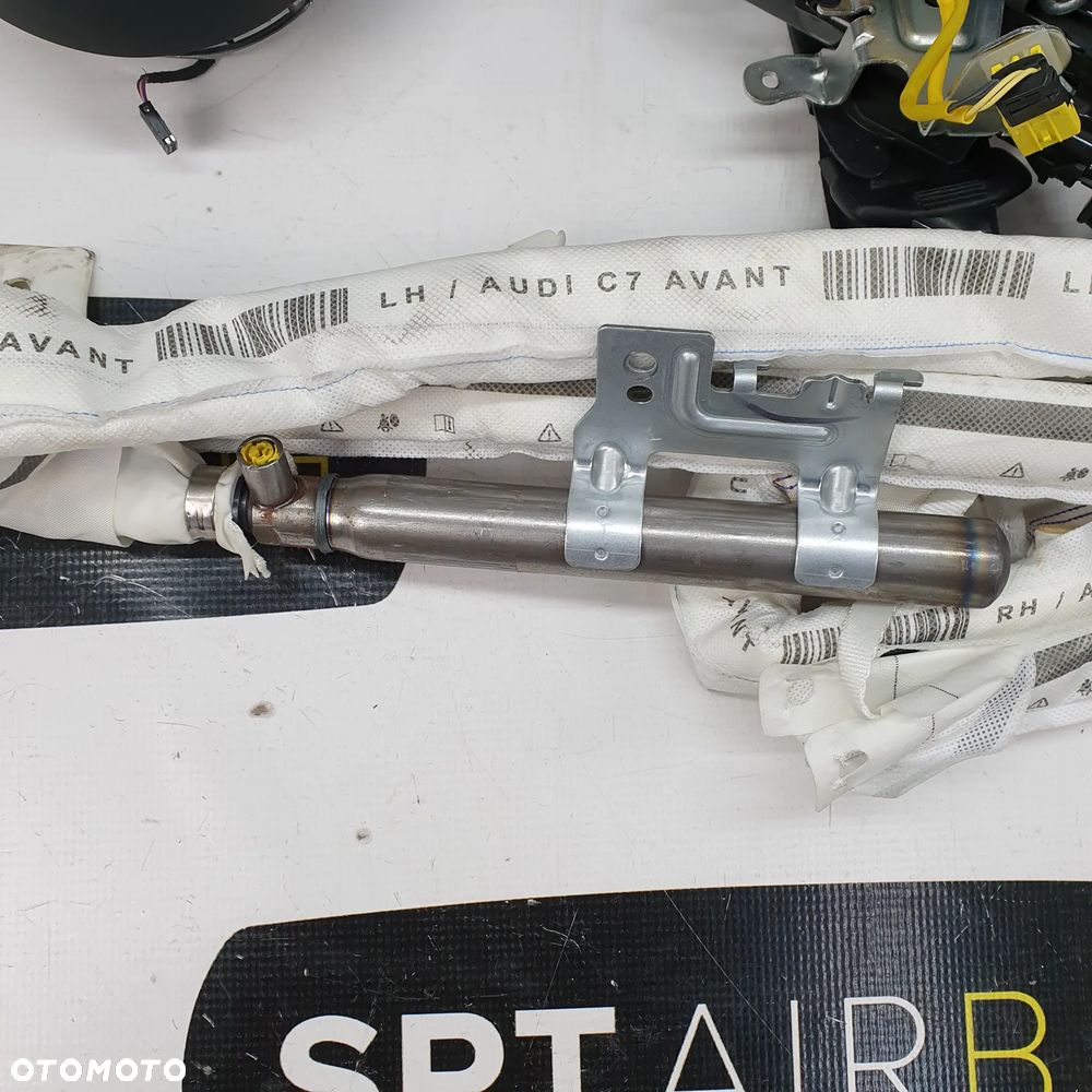 AUDI A7 4G DESKA ROZDZIELCZA KONSOLA KOKPIT PULPIT PODUSZKI AIRBAG AIR BAG PASY KURTYNY KIT SET - 10