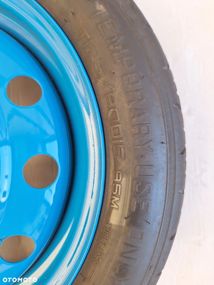 KOŁO DOJAZDOWE 4X100 /ET30-15X3,5J- KIA- 125/80D15 - 3