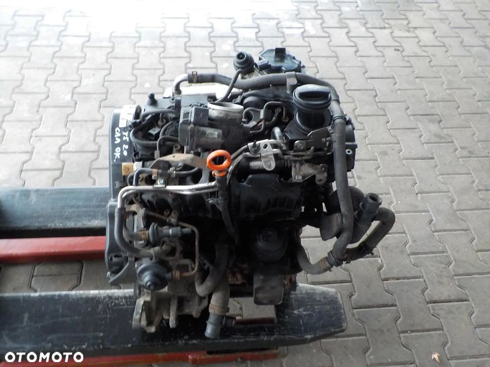 VW T5 T6 SILNIK 2.0 TDI CAA + WTRYSKI + POMPA + KOLEKTOR KOMPLETNY - 1