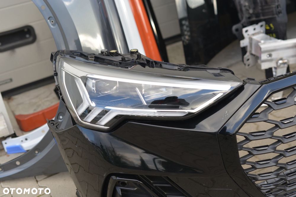 MASKA ZDERZAK BŁOTNIK LAMPA PAS BELKA GRILL FULL LED AUDI Q3 II 83A 2018- - 7