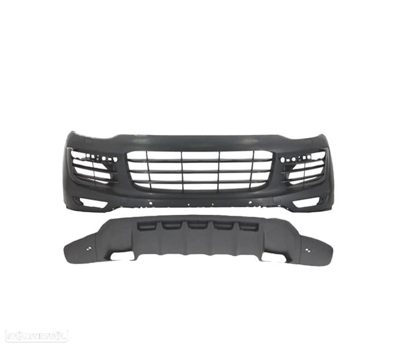 PARA-CHOQUES FRONTAL PORSCHE CAYENNE 958 14-17 LOOK TURBO - 2