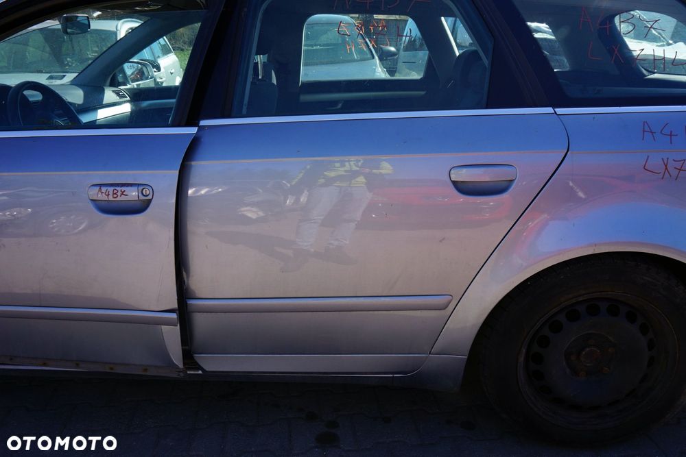 DRZWI TYLNE LEWE A4 B7 KOMBI LY7H  SZARY AUDI 2004-2008 - 3