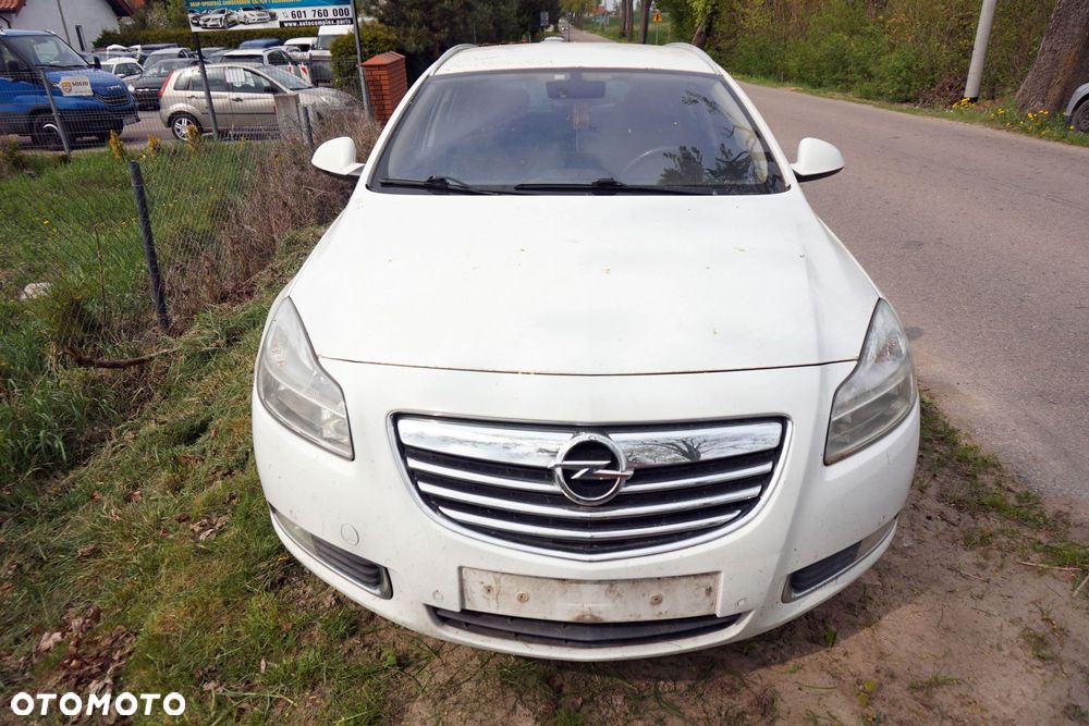 MASKA ZDERZAK BŁOTNIKI LAMPY INSIGNIA A I Z40R  OPEL 2008-2013 BIAŁY PRZÓD KOMPLETNY - 1