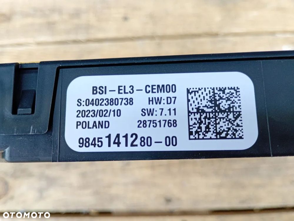 moduł bsi skrzynka bezpieczników moduł scudo iii jumpy expert iii vivaro c 9845141280 - 2