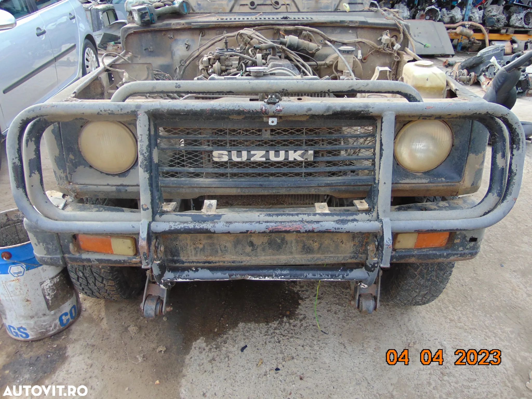 Bullbar Suzuki Samurai bullbara fata rabatabil vanatoare dezmembrez samurai vitara jimny - 1