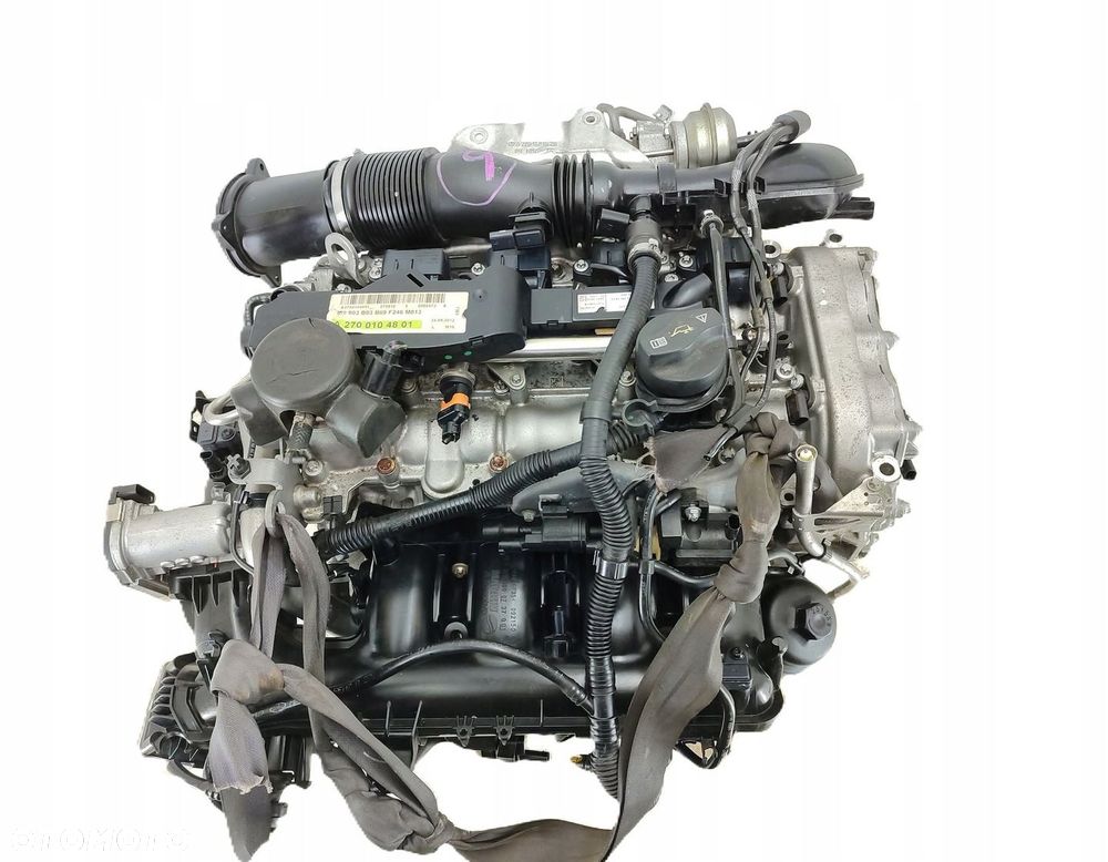 KOMPLETNY SILNIK BENZYNOWY MERCEDES-BENZ CLA C117 1.6 CGI 270910 270 910 - 3
