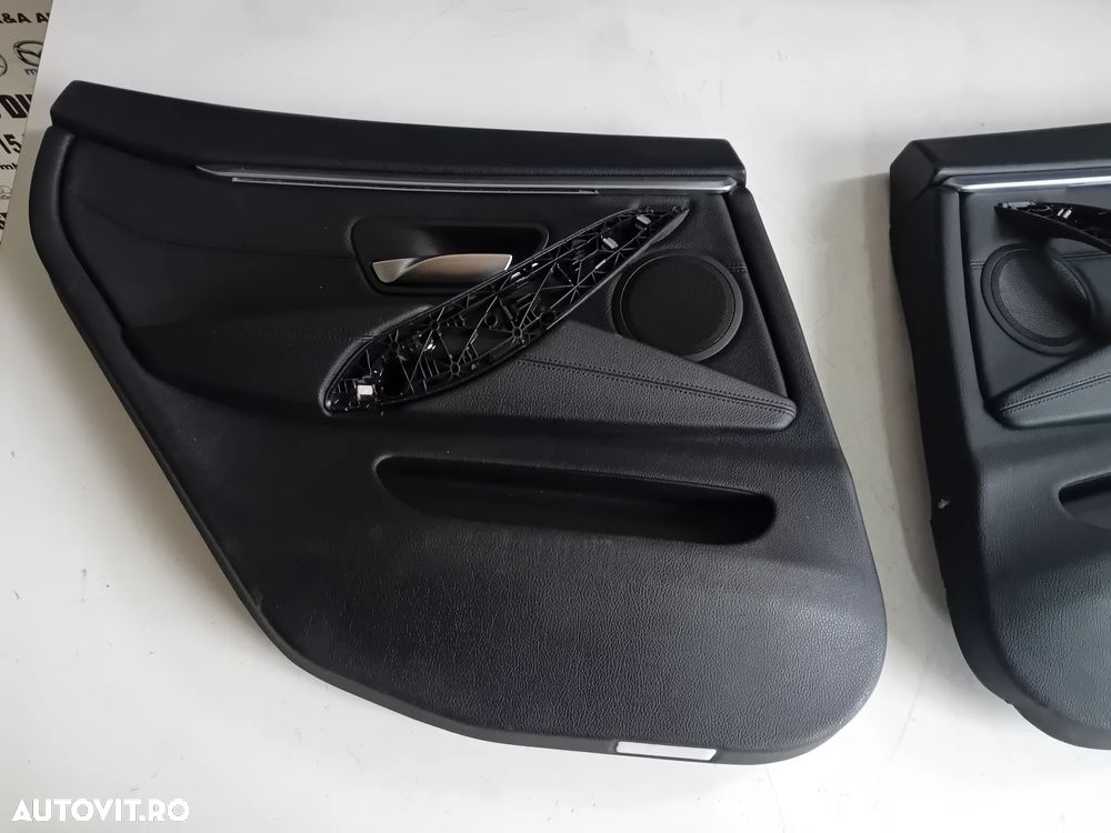 Tapiterie Fete Fata Usa Din Piele Cu Lumini Ambientale Bmw Seria 4 F36 Volan Stanga Fata Spate - 2