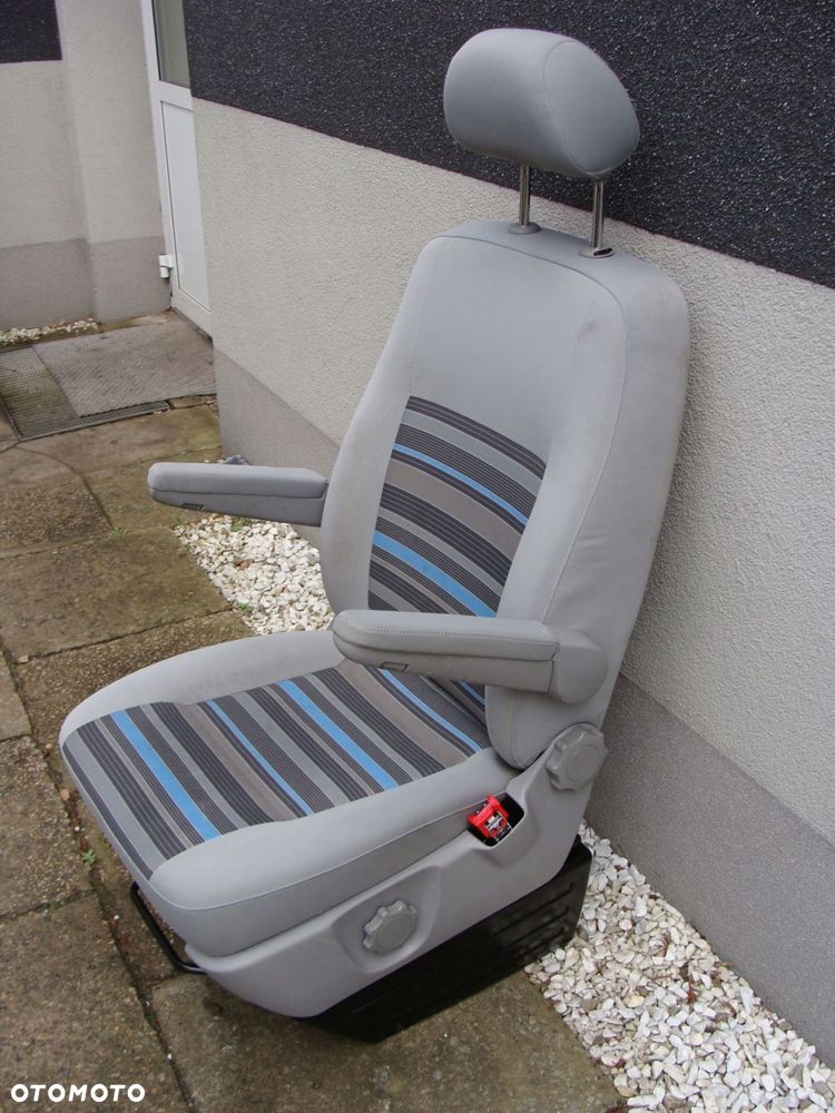 fotel pasażera vw t5 lift pojedyńczy multivan westfalia california - 5