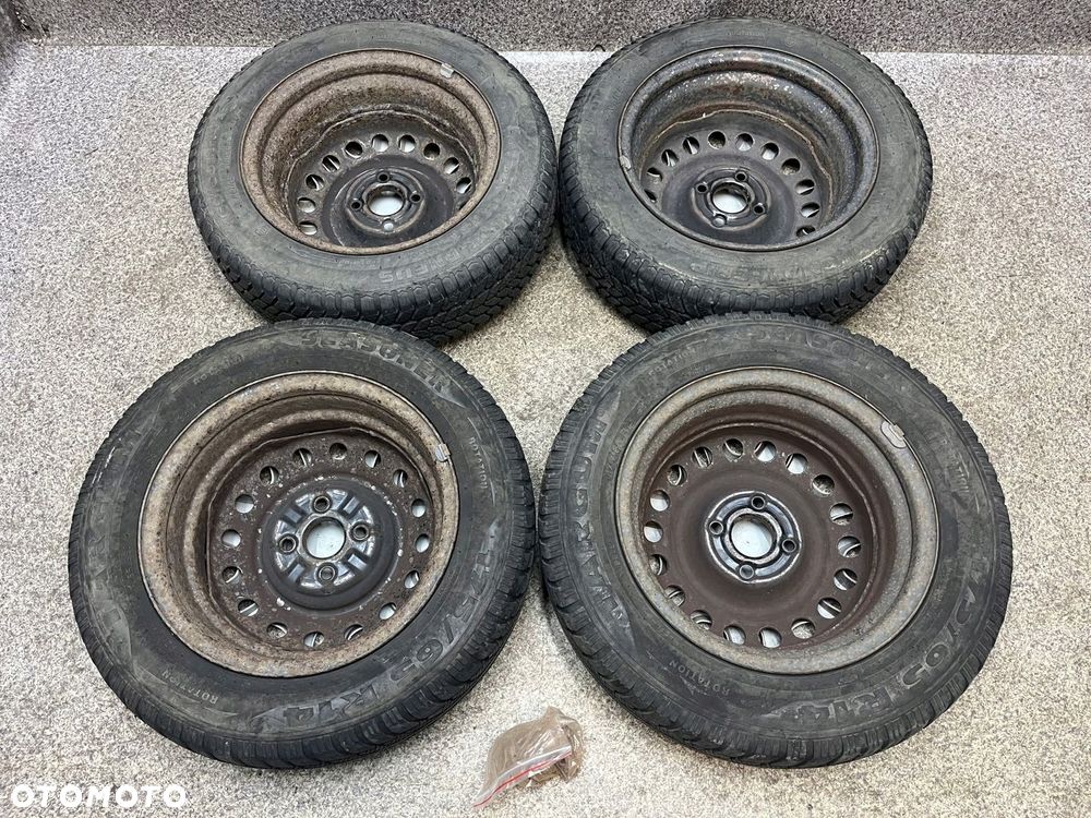 Kola felgi opony ZIMA kolpaki nakretki R14 4x100 5.5J ET49 Toyota Yaris I - 8