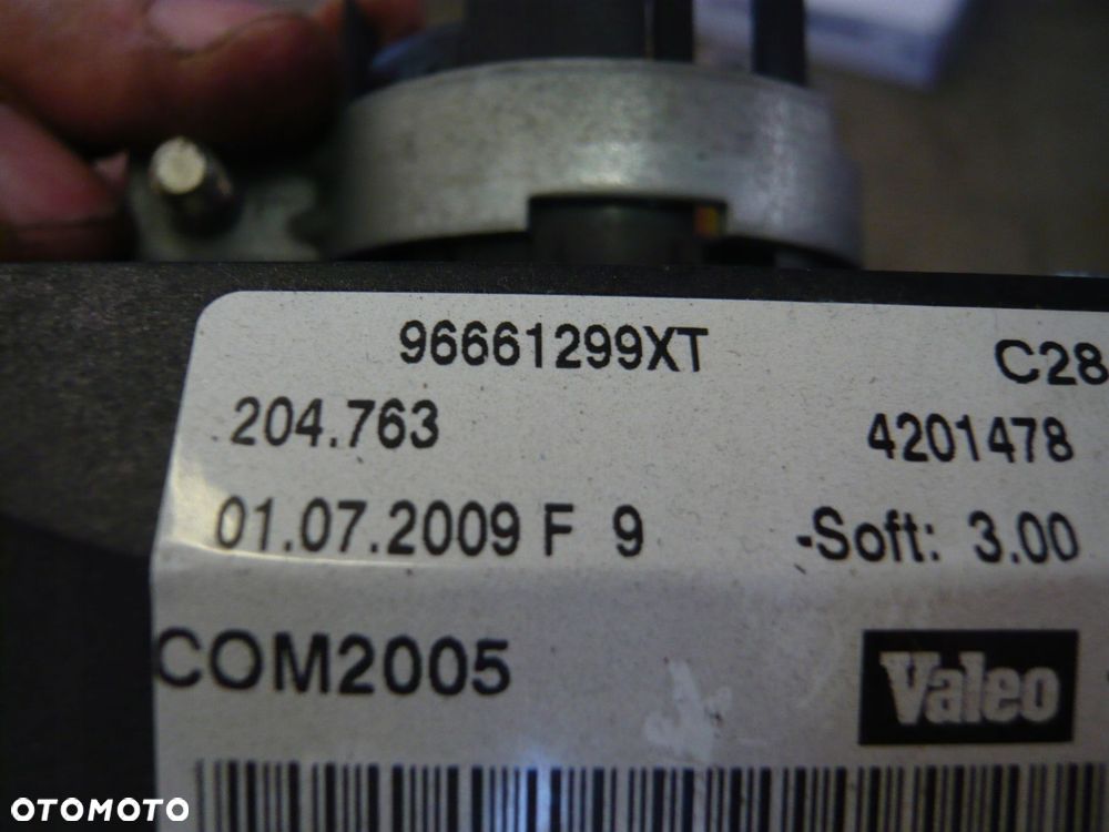 przełącznik zespolony taśma airbag 96661299xt peugeot 207 - 3