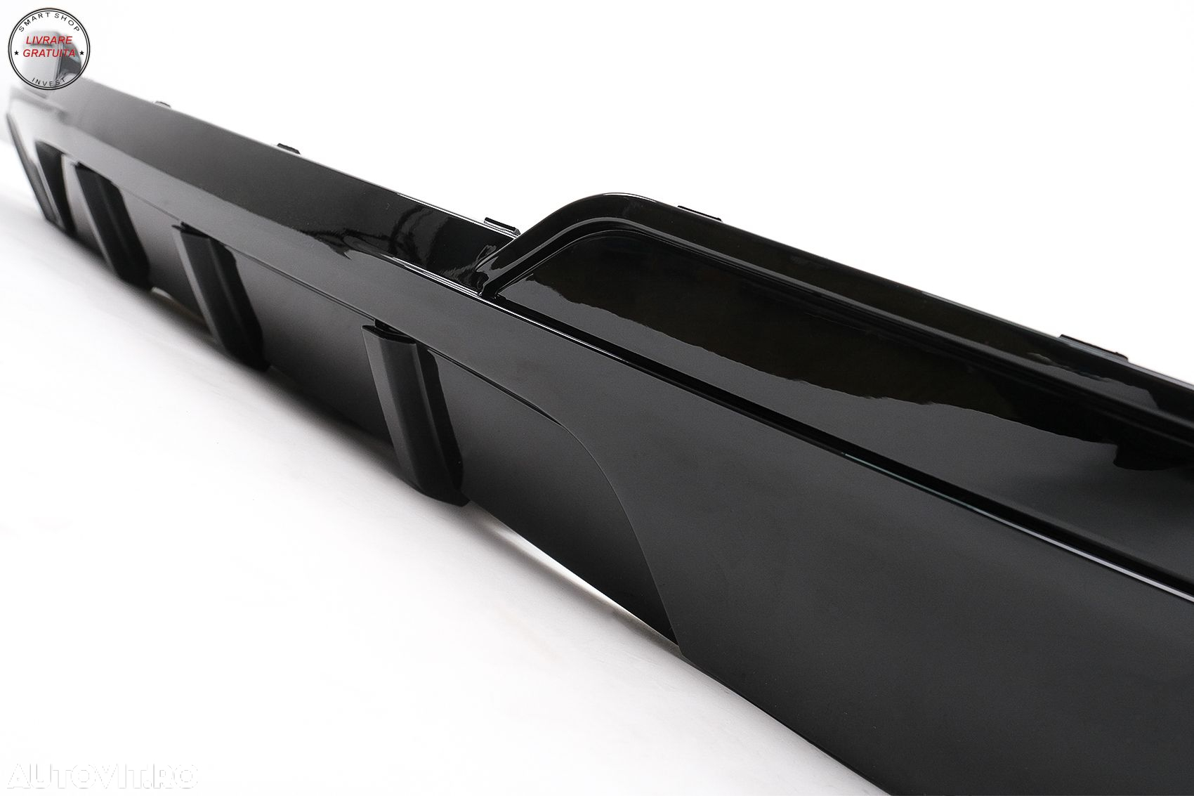 Difuzor de aer cu evacuare dubla stanga BMW Seria 5 F10 F11 (2011-2017) M-Performa- livrare gratuita - 6
