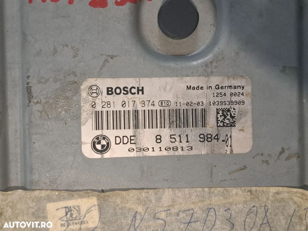 Unitate control ECU DDE calculator motor Original BMW F07 F01 F02 - 2
