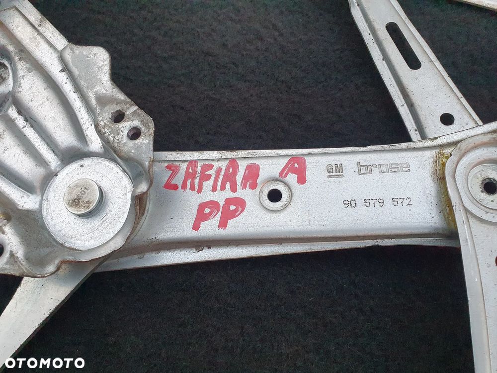 MECHANIZM SZYB PRAWY PRZOD OPEL ZAFIRA A - 2