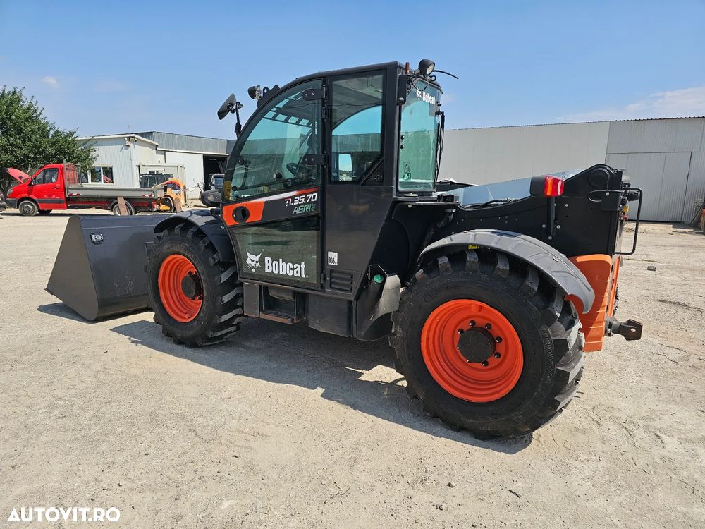 Bomag TL35.70 cu cupa si furci incarcator telescopic manitou merlo dieci cat jcb - 3