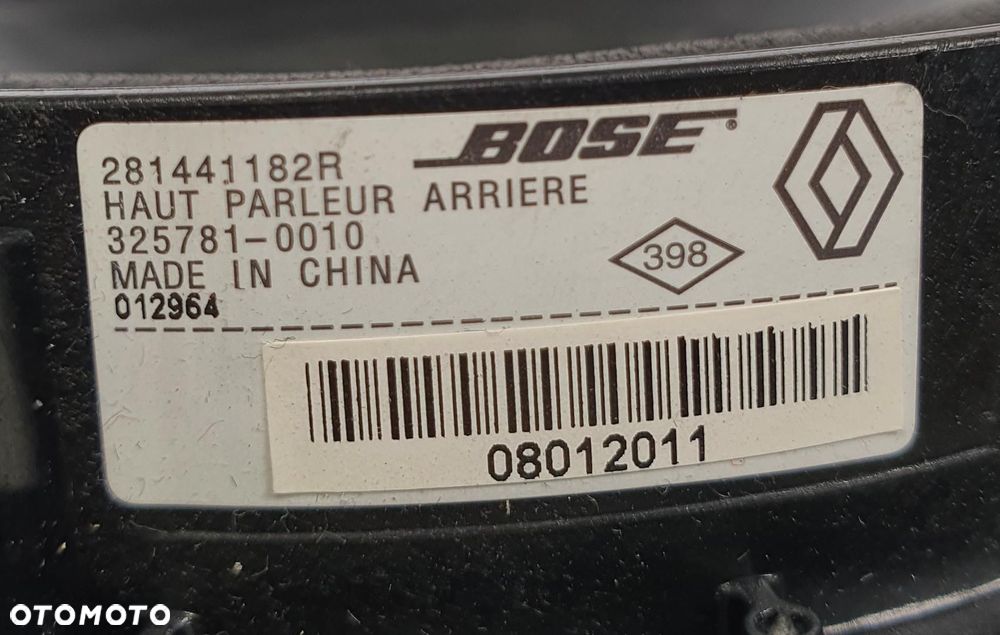 GŁOŚNIK DRZWI BOSE RENAULT MEGANE III 1H108G 3257810010 281441182R - 4
