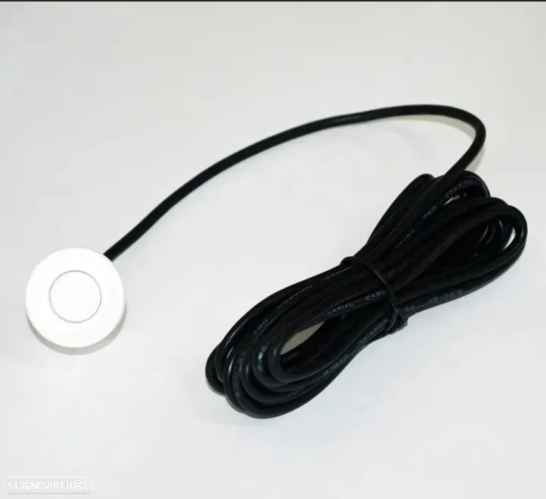 Sensores de Estacionamento Universal + Display LED - Branco - 2