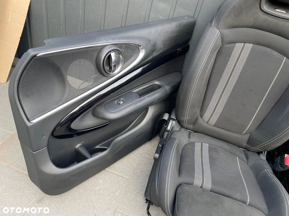 FOTELE TAPICERKA WNETRZE MINI COOPER CLUBMAN F54 JCW DINAMICA CARBON BLACK - 4