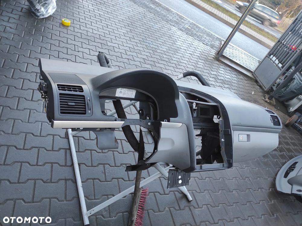 DESKA RODZIELCZA KOKPIT KONSOLA VW TOURAN 03-10R LIFT AIRBAG KOMPLET ZESTAW WYSYŁKA !!!!! - 3