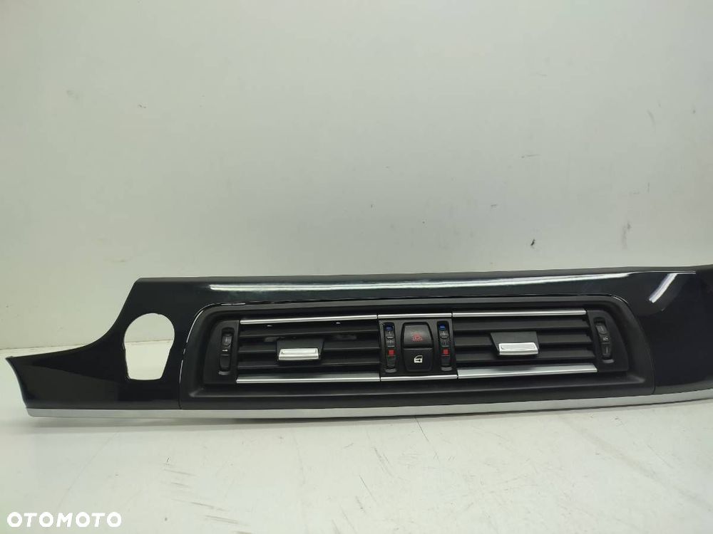 KRATKA NAWIEWU ŚRODKOWA LISTWA DEKOR DESKI BMW 5 F10 F11 9166649 9166891 - 2