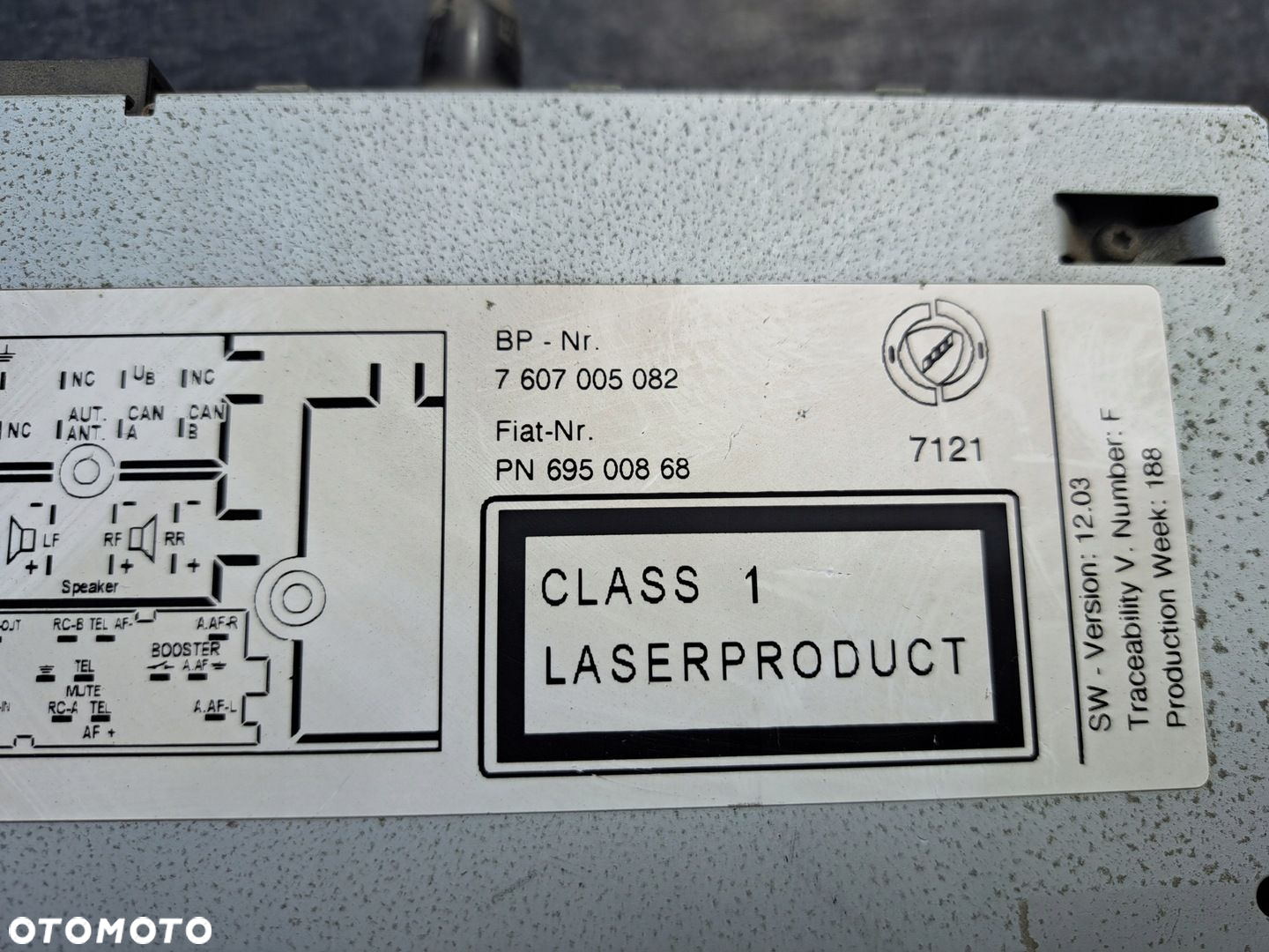 IVECO DAILY IV 06-12 RADIO ORYGINALNE 7607005082 - 3