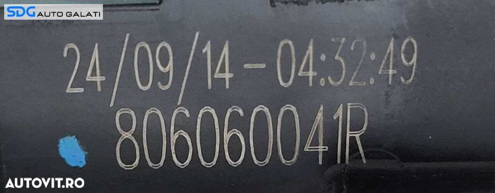 Suport Maner Usa Portiera Exterior Dreapta Fata Renault Megane 3 2008 - 2015 Cod 806060041R [L7155] - 5