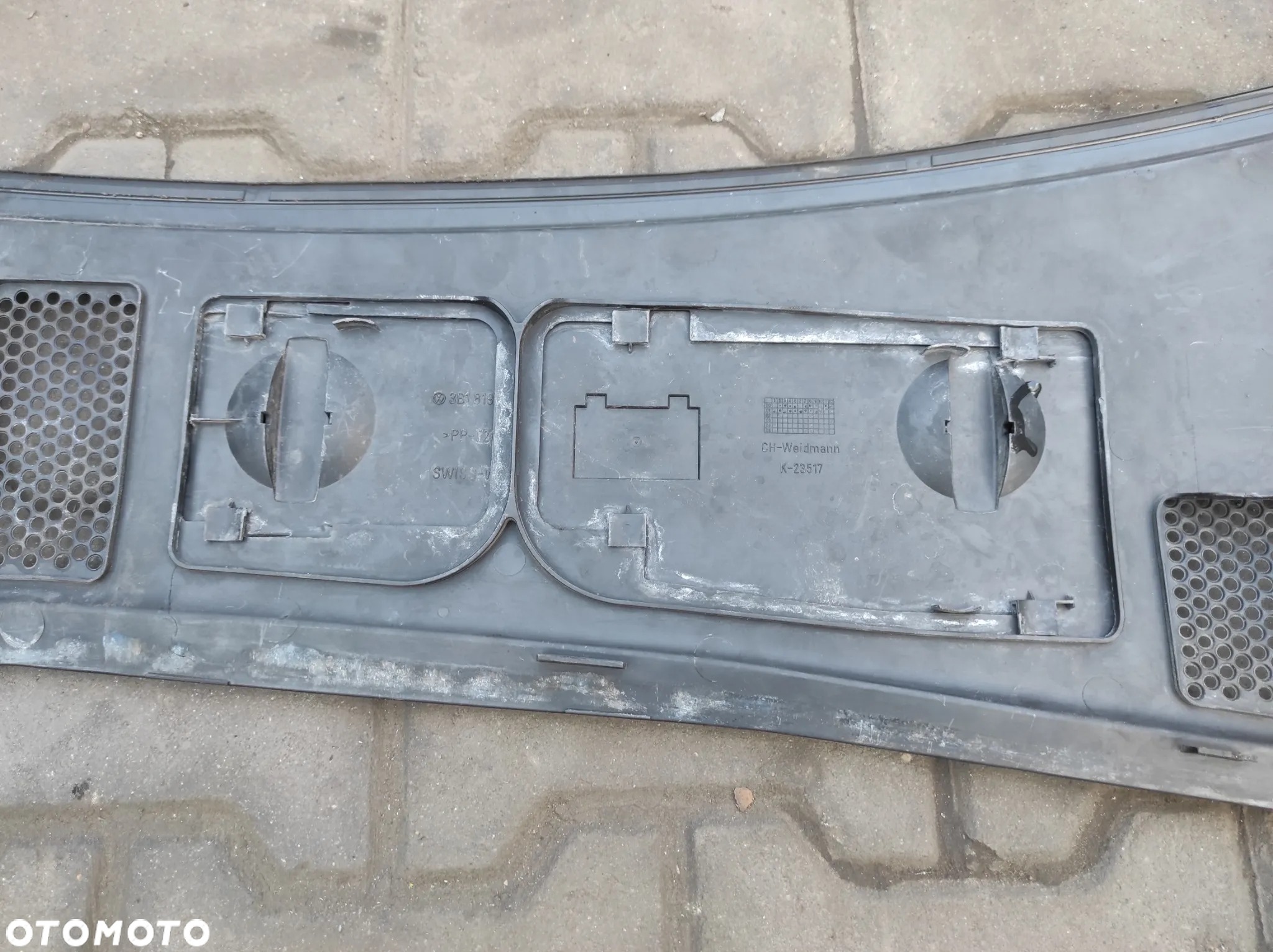 VW PASSAT B5 FL PODSZYBIE AKUMULATORA PLASTIKOWE OSŁONA ZGARNIACZ WODY 3B1819417C  WYSYŁKA !!! - 5