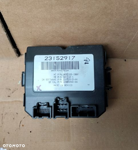 OPEL INSIGNIA MODUŁ TYLNEJ KLAPY 23152917