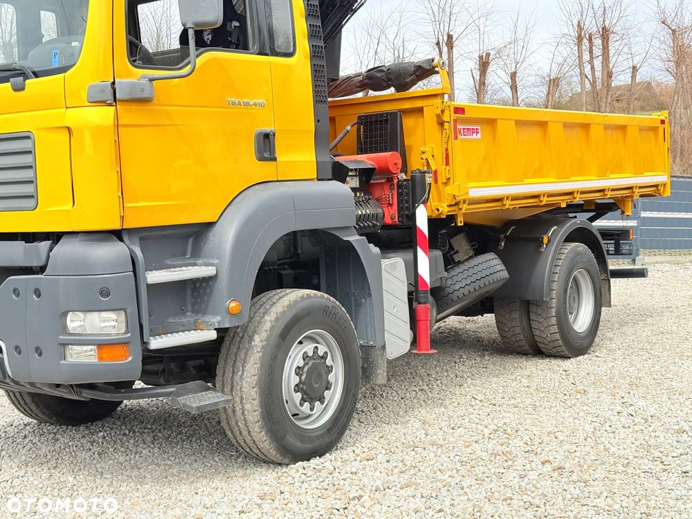 MAN * MAN TGA 18-410 * KIPER WYWROTKA * 4x4 * HDS Palfinger PK16500* Sprowadzony* Bardzo Dobry Stan * - 6