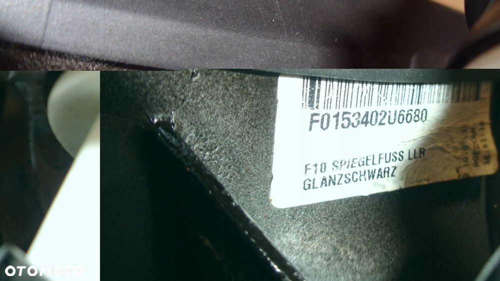 LUSTERKO PRAWE BMW 3 F10 F11 5PIN EUROPA 12R - 9