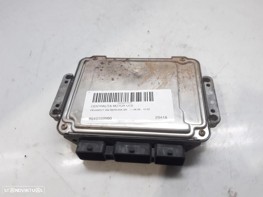 CENTRALINA MOTOR UCE PEUGEOT 206 FASTBACK 2001 -9646559980 - 2