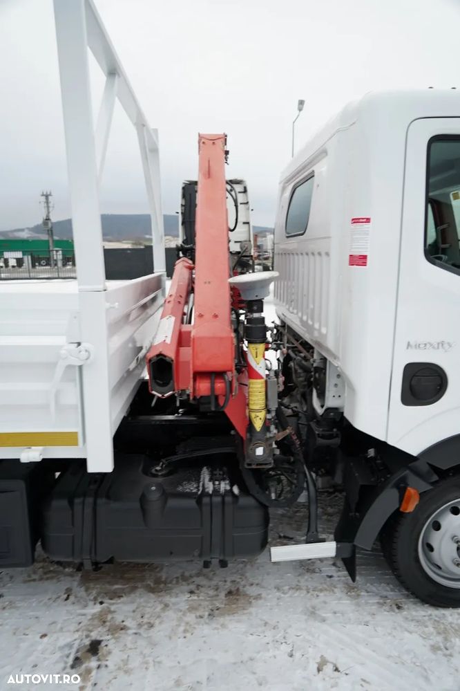 Renault MAXITY 140 DXI / BASCULATOR / + HDS FASSI F22A / CAPACITATE DE RIDICARE 995 KG / ATRACȚIE 5,5 M / IMPORTAT - 20